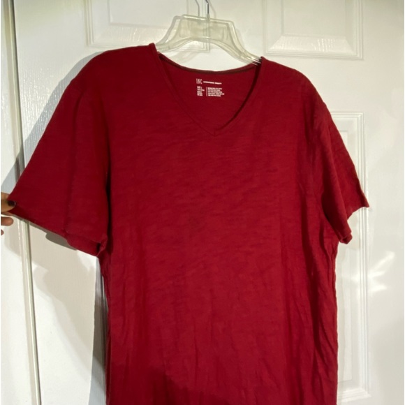 INC men’s Red short sleeve shirt size large. - Picture 4 of 5